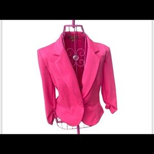 Ellen Tracy Hot Pink Blazer